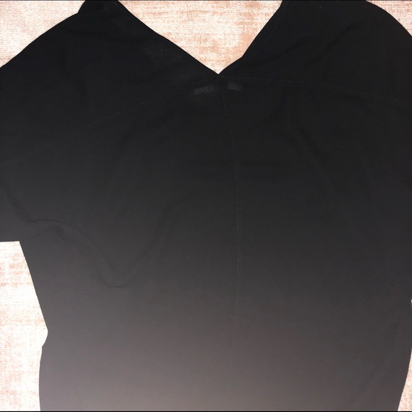 LUSH Black Blouse v -neck from Nordstrom - Picture 4 of 4